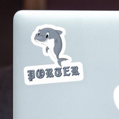 Sticker Porter Fish Laptop Image