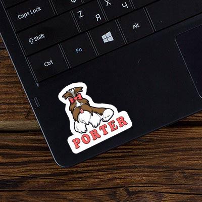 Shih Tzu Sticker Porter Image