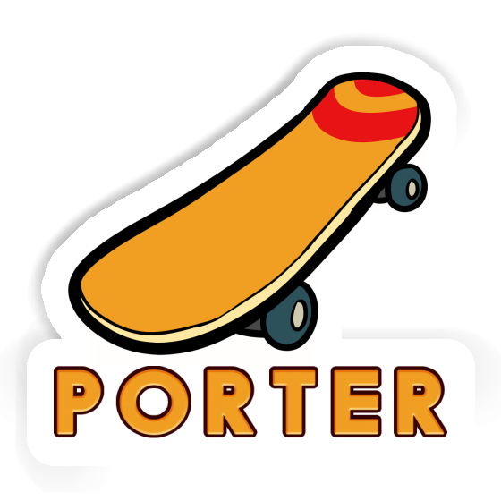 Porter Aufkleber Skateboard Notebook Image