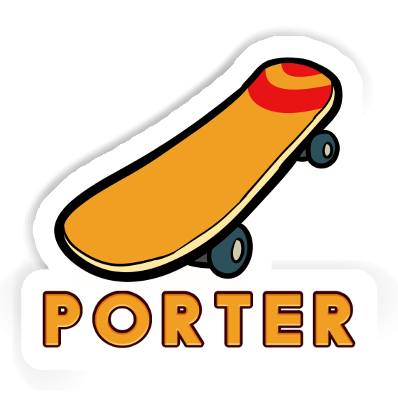 Porter Aufkleber Skateboard Gift package Image