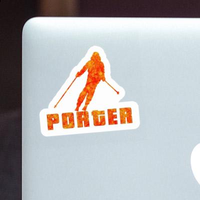 Sticker Porter Skier Notebook Image