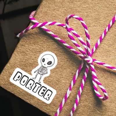 Aufkleber Alien Porter Gift package Image