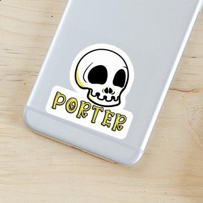 Porter Autocollant Tête de mort Gift package Image