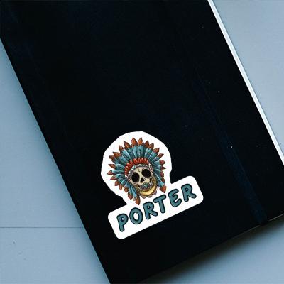 Porter Aufkleber Baby Totenkopf Gift package Image