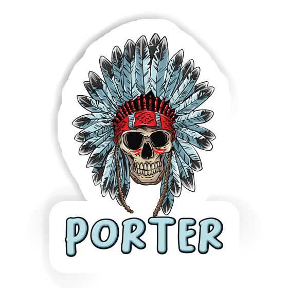 Indian Skull Sticker Porter Gift package Image