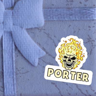 Porter Sticker Totenkopf Laptop Image