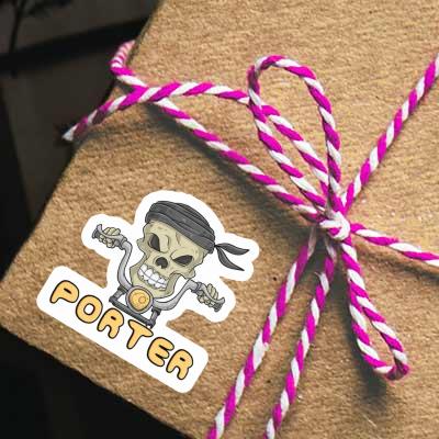 Porter Autocollant Motard Gift package Image