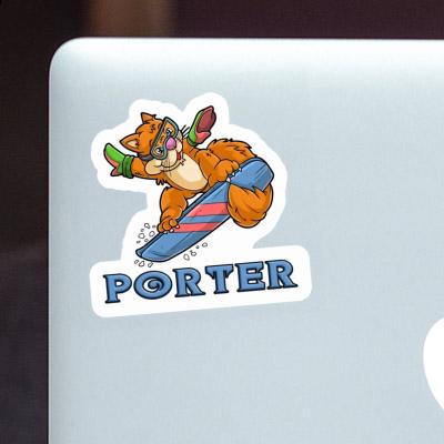 Sticker Boarder Porter Laptop Image