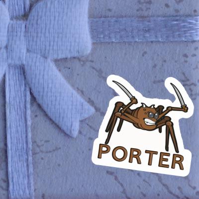 Kampfspinne Aufkleber Porter Gift package Image