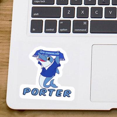 Sticker Dolphin Porter Image
