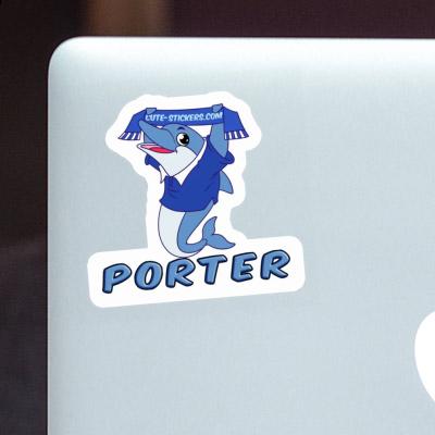 Sticker Dolphin Porter Image