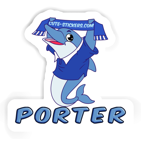 Sticker Dolphin Porter Notebook Image