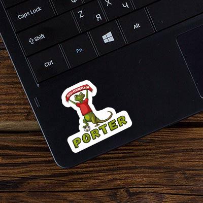 Porter Sticker Lizard Laptop Image