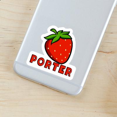 Autocollant Fraise Porter Laptop Image