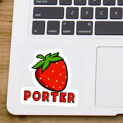 Sticker Strawberry Porter Notebook Image