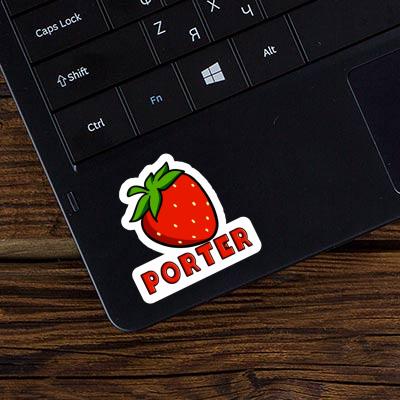 Sticker Strawberry Porter Notebook Image