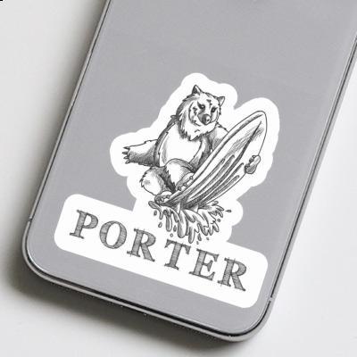 Porter Autocollant Surfeur Laptop Image