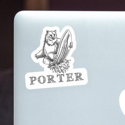 Porter Autocollant Surfeur Laptop Image