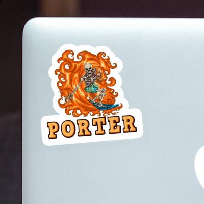 Sticker Porter Surfer Laptop Image