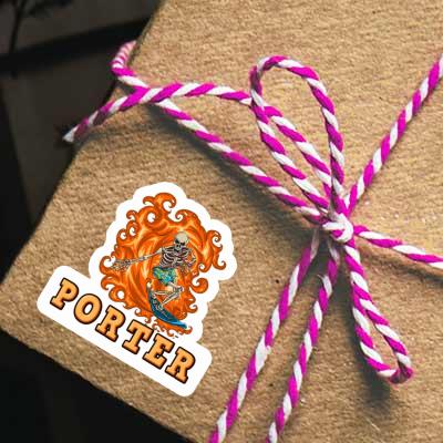 Autocollant Surfer Porter Gift package Image