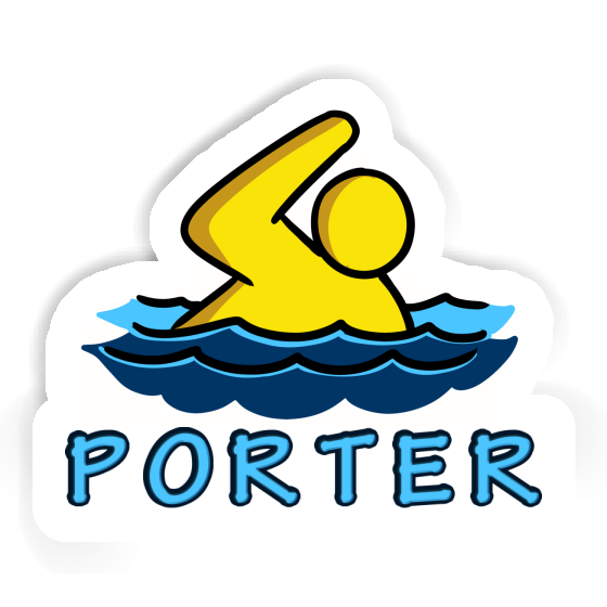 Sticker Swimmer Porter Gift package Image