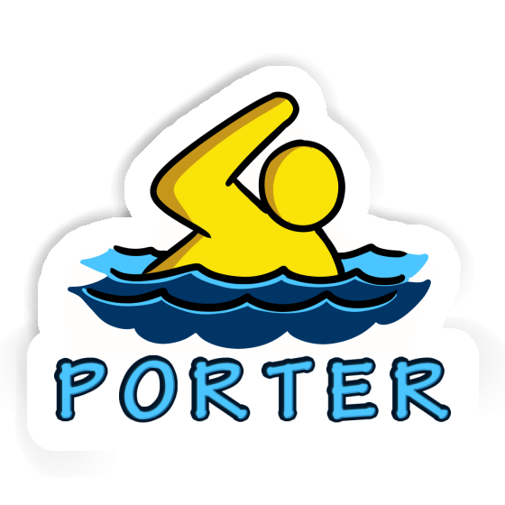 Porter Sticker Schwimmer Gift package Image