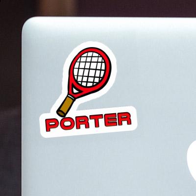 Sticker Tennis Racket Porter Laptop Image