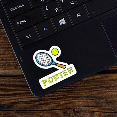 Aufkleber Tennisschläger Porter Laptop Image