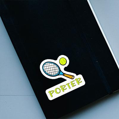 Aufkleber Tennisschläger Porter Laptop Image