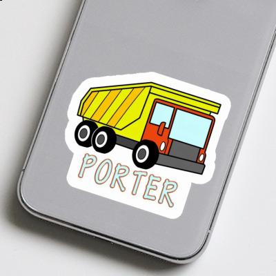Sticker Dump Truck Porter Gift package Image