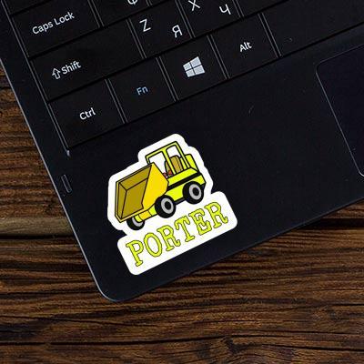 Sticker Front Tipper Porter Notebook Image