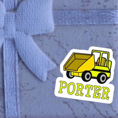 Sticker Front Tipper Porter Notebook Image