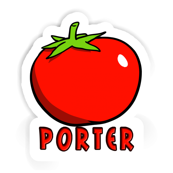 Porter Aufkleber Tomate Notebook Image