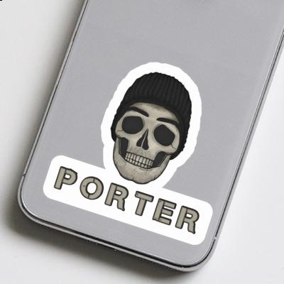 Sticker Skull Porter Image