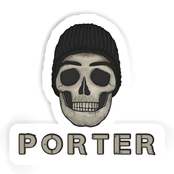 Sticker Skull Porter Notebook Image