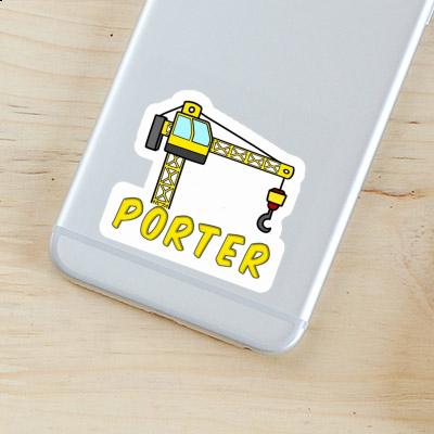 Tower Crane Sticker Porter Notebook Image