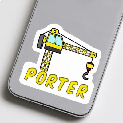 Tower Crane Sticker Porter Notebook Image
