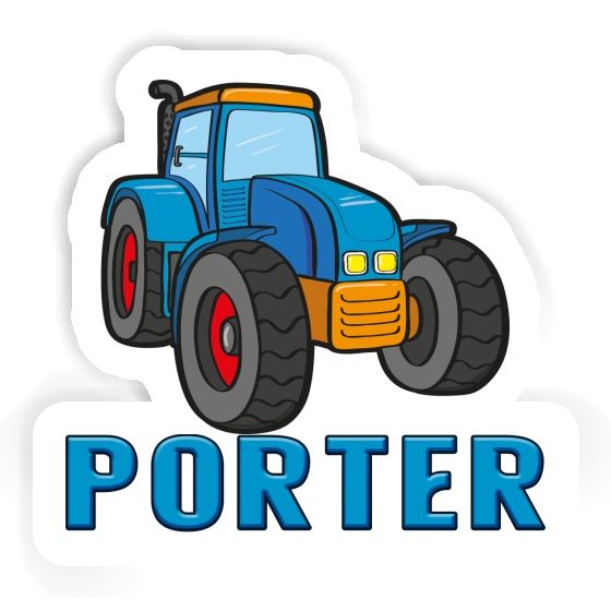 Tracteur Autocollant Porter Laptop Image
