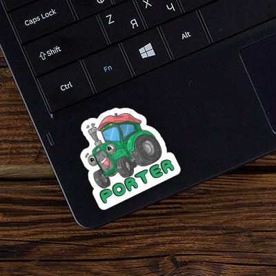 Porter Sticker Tractor Laptop Image