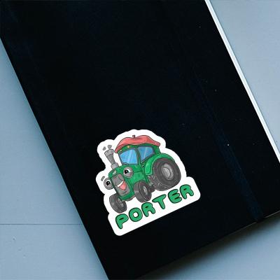 Porter Sticker Tractor Laptop Image