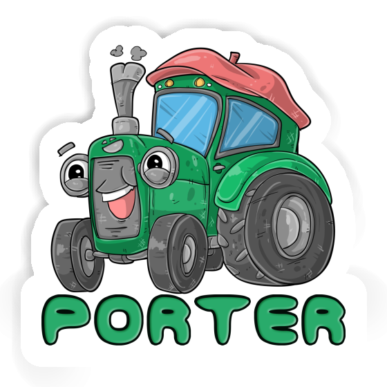 Porter Sticker Tractor Notebook Image