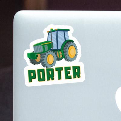 Sticker Porter Tractor Notebook Image