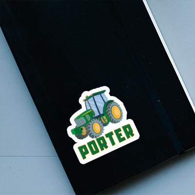 Sticker Porter Tractor Notebook Image