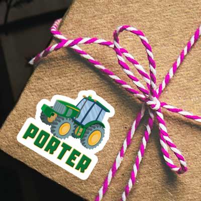 Sticker Porter Tractor Gift package Image