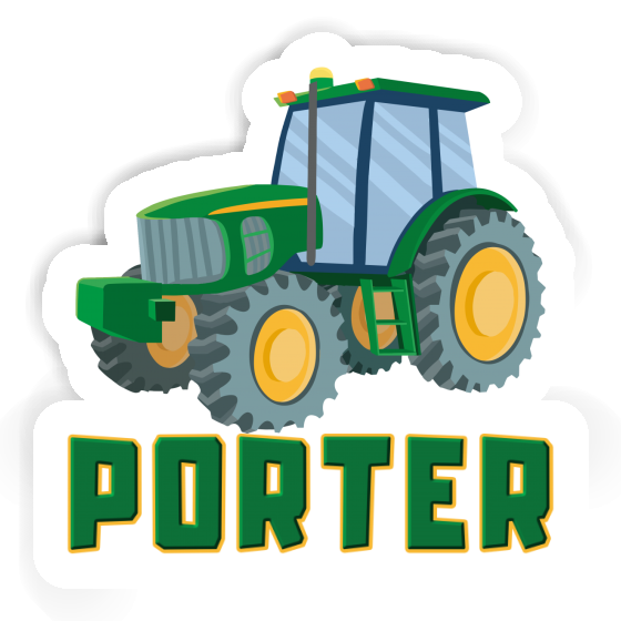 Porter Autocollant Tracteur Image