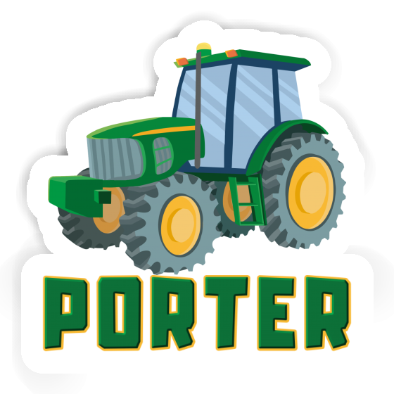 Porter Sticker Tractor Notebook Image