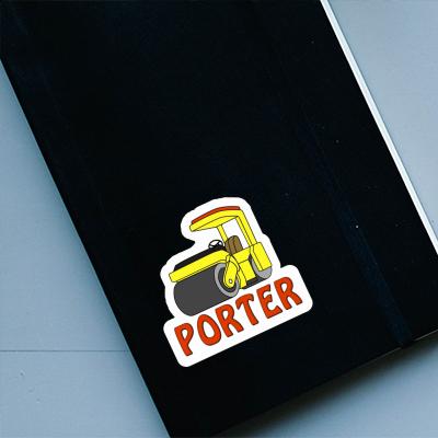 Porter Aufkleber Walze Laptop Image