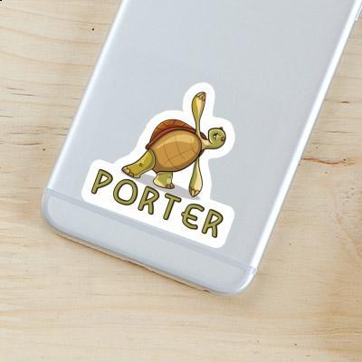 Porter Autocollant Tortue yoga Gift package Image