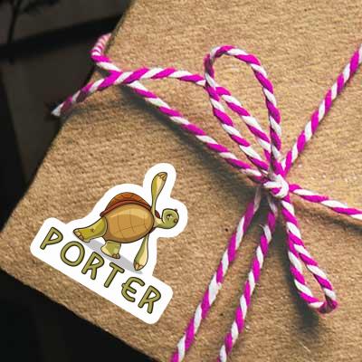 Aufkleber Porter Schildkröte Gift package Image