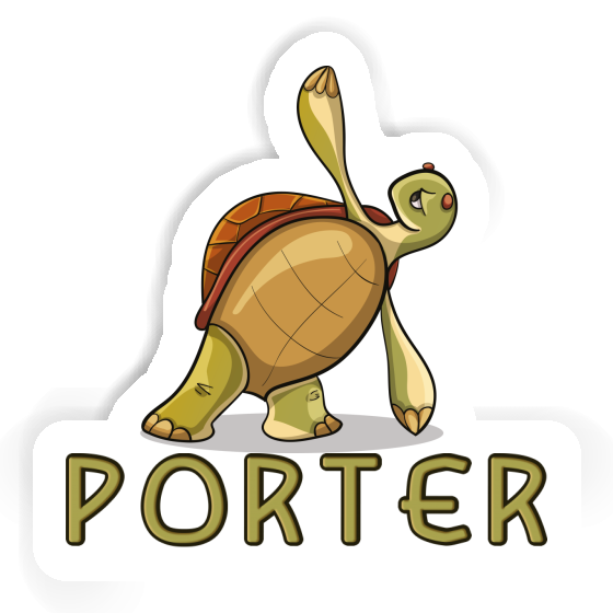 Porter Autocollant Tortue yoga Gift package Image